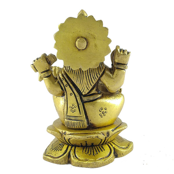 Maa Saraswati (Brass) - Image 4