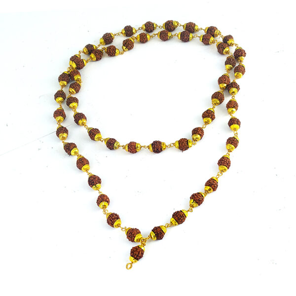 Rudraksha Mala : Brass Plated