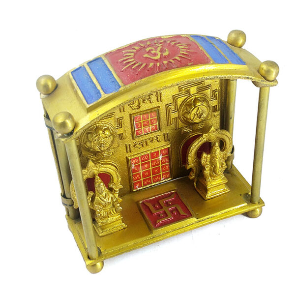 Shri Saubhagya Lakshmi Ganesh Yantra (made of Brass)