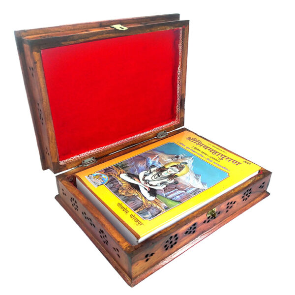 Wooden Rehal Box with Holy Book Stand - Image 3