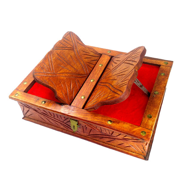 Wooden Rehal Box with Book Stand