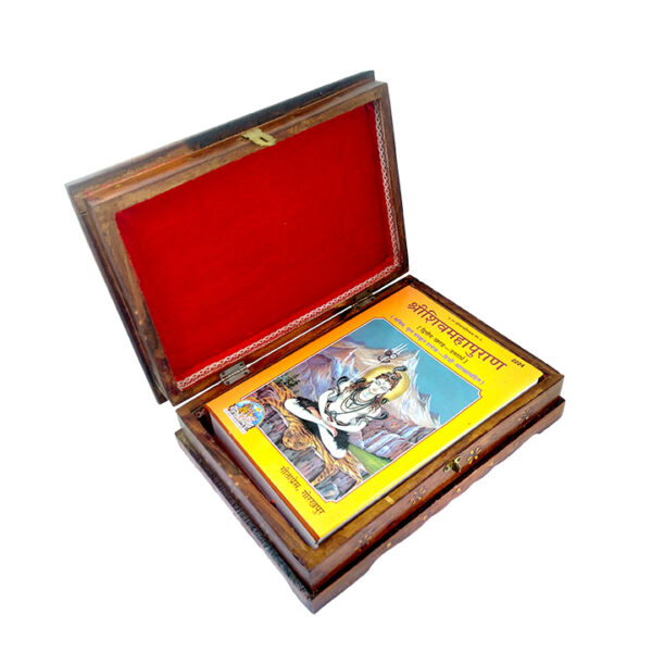 Wooden Rehal Box with Holy Book Stand - Image 3