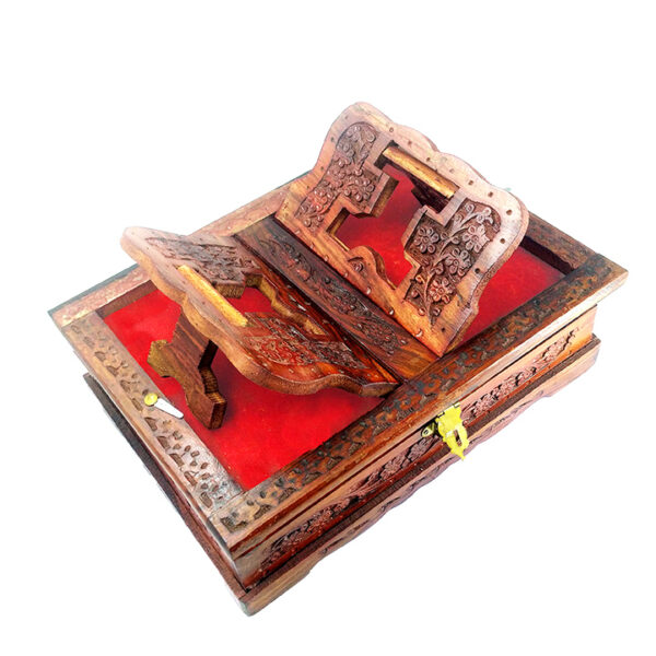 Wooden Rehal Box With Book Stand - Image 5