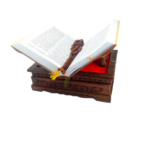 Wooden Rehal Box With Book Stand - Image 3