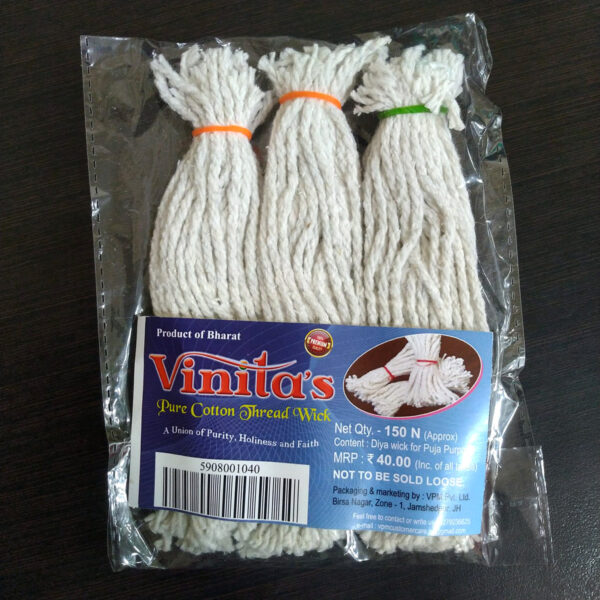 Vinita's Thread Batti for Puja - Image 2