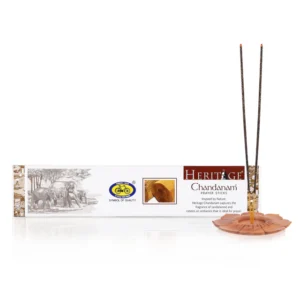 Cycle Heritage Chandanam Sticks | Sandalwood Incense for Puja, Havan & Calm Mind | Chandan Fragrance