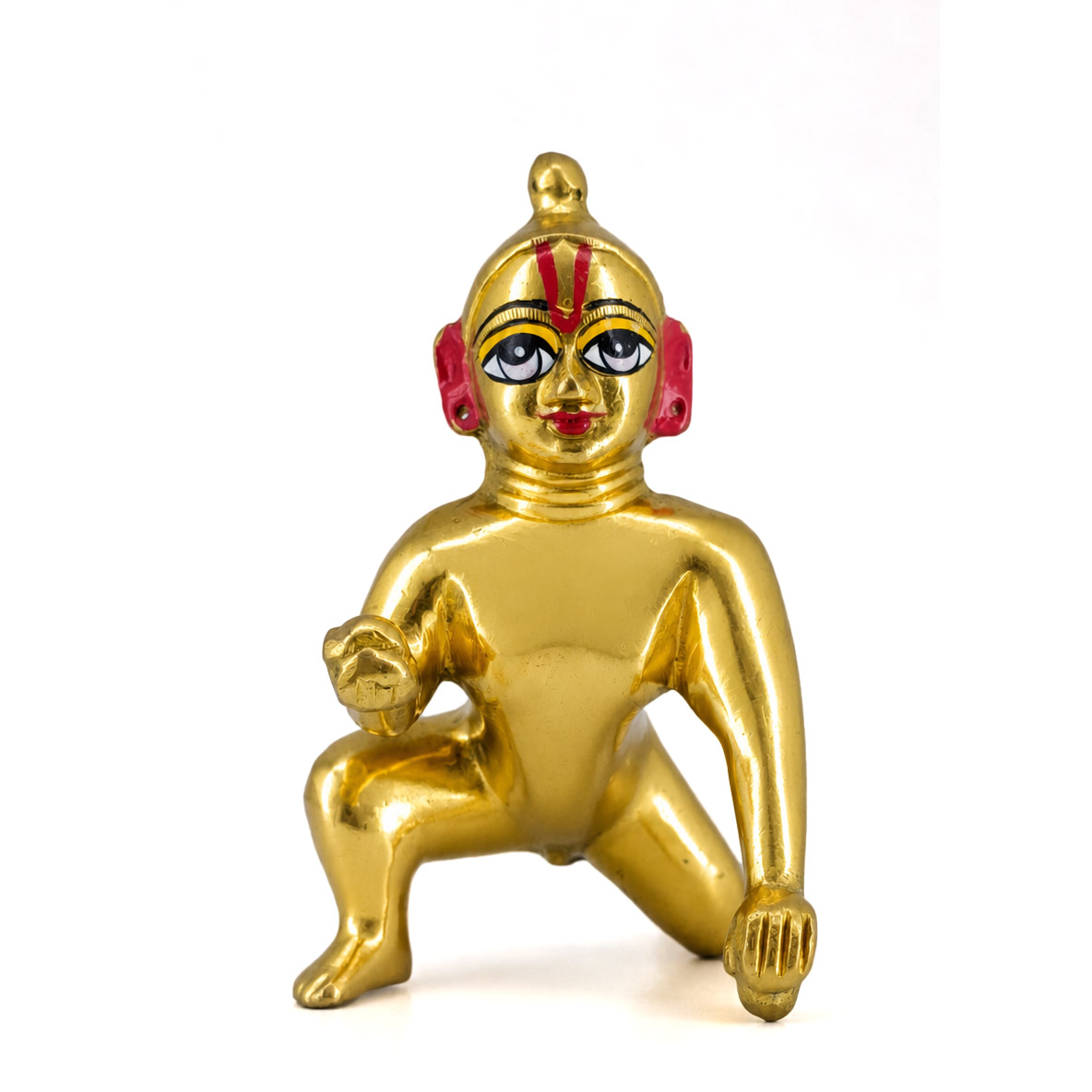 Bal / Laddu Gopal Ji Idol (Pure Brass) - Image 3