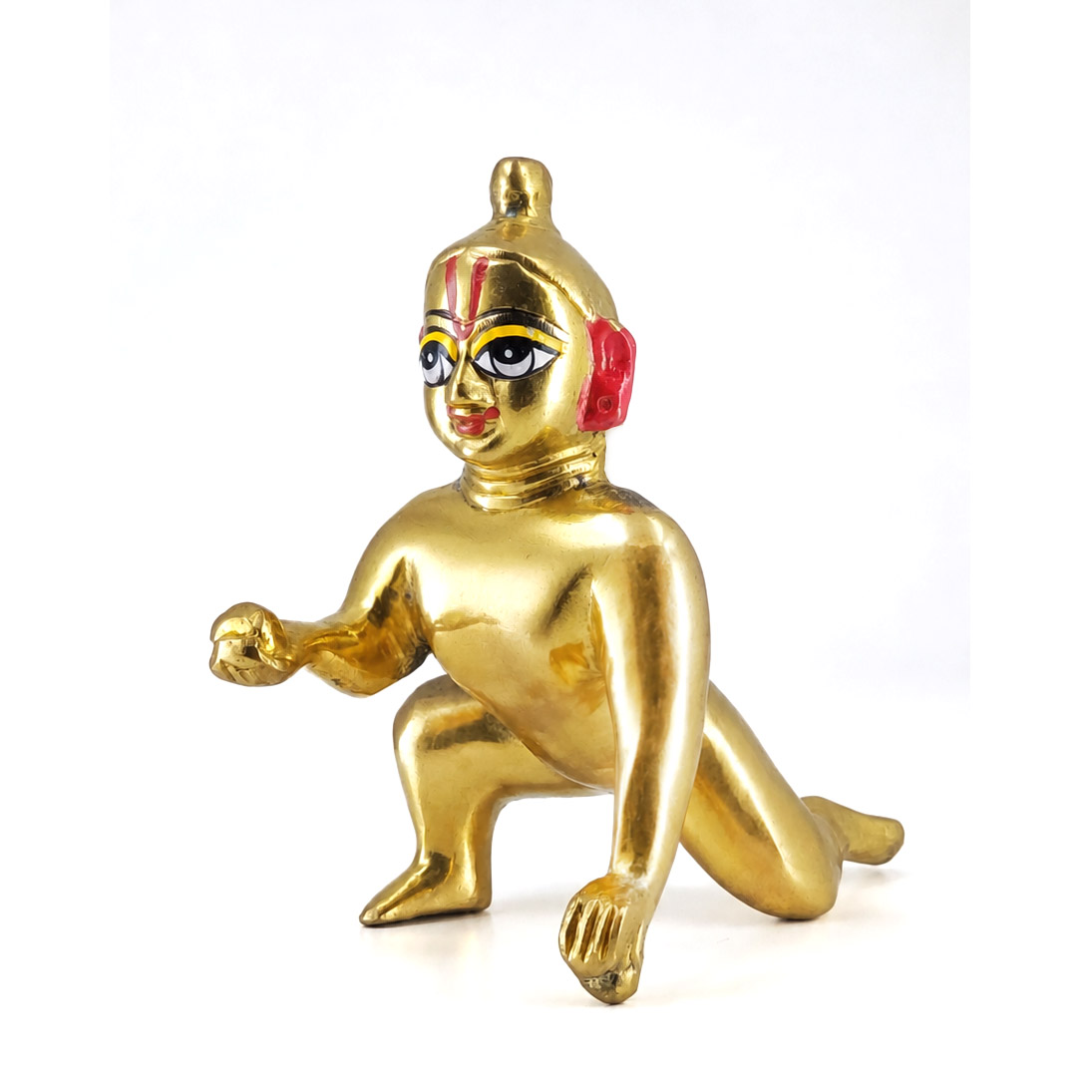 Bal / Laddu Gopal Ji Idol (Pure Brass) - Image 4