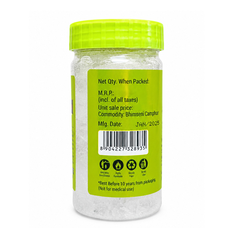 Samarpan Bhimseni Camphor | 100 % Pure | Premium Quality | Zed Black - Image 4