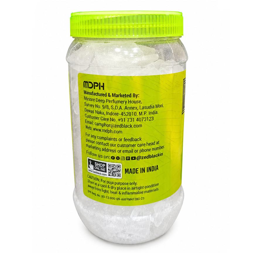 Samarpan Bhimseni Camphor | 100 % Pure | Premium Quality | Zed Black - Image 3