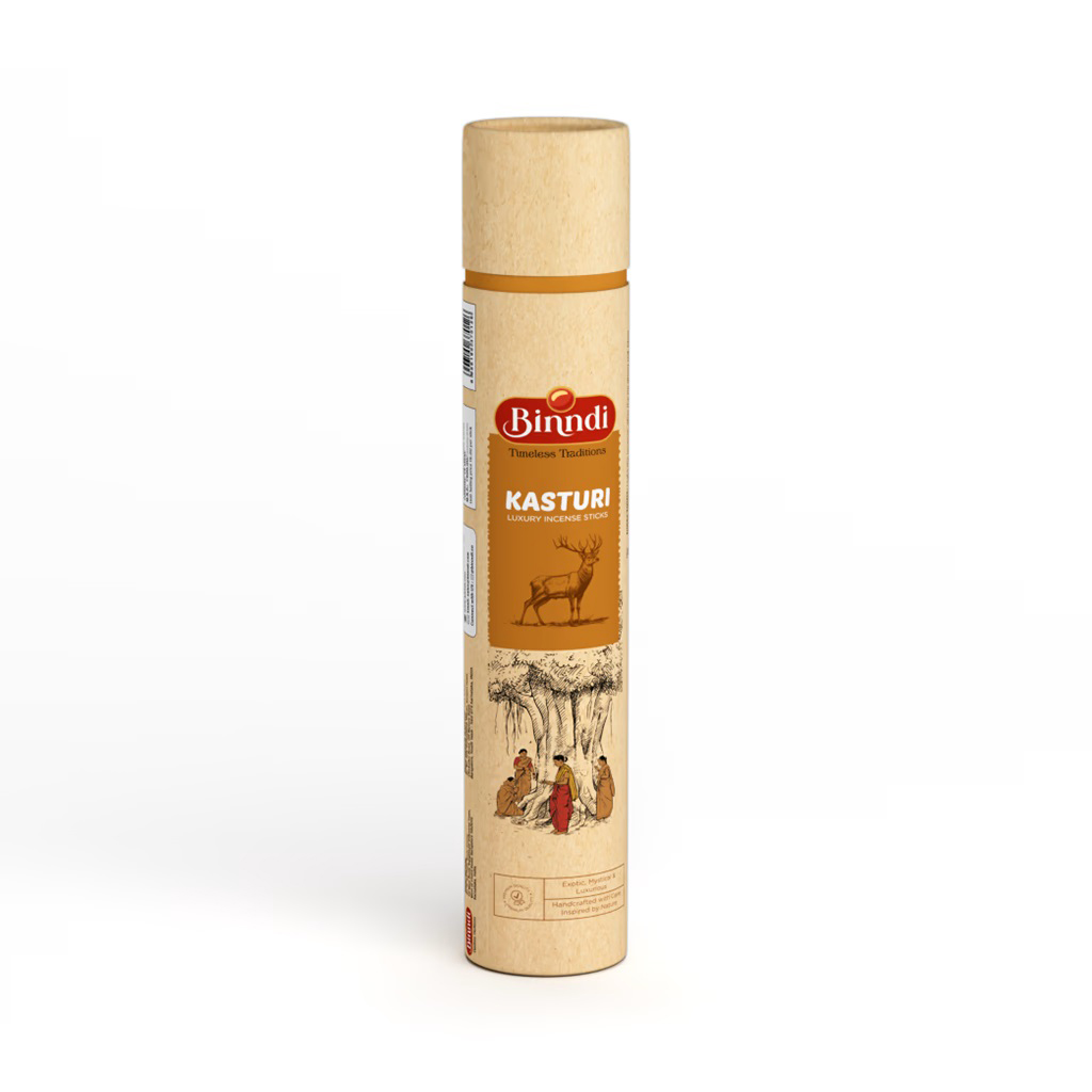 Binndi Kasturi Incense Sticks | Kasturi Cannister 25 Stick